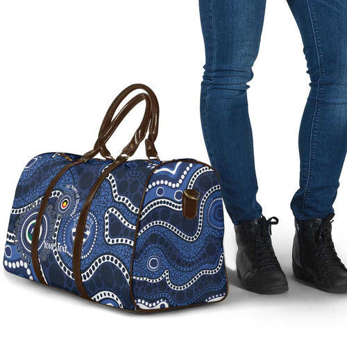 Geelong Cats NAIDOC Week 2026 Personalised Travel Bag 50 Years of Deadly Aboriginal Art