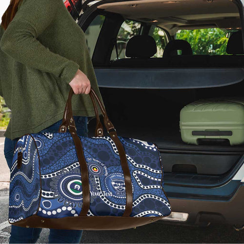 Geelong Cats NAIDOC Week 2026 Personalised Travel Bag 50 Years of Deadly Aboriginal Art