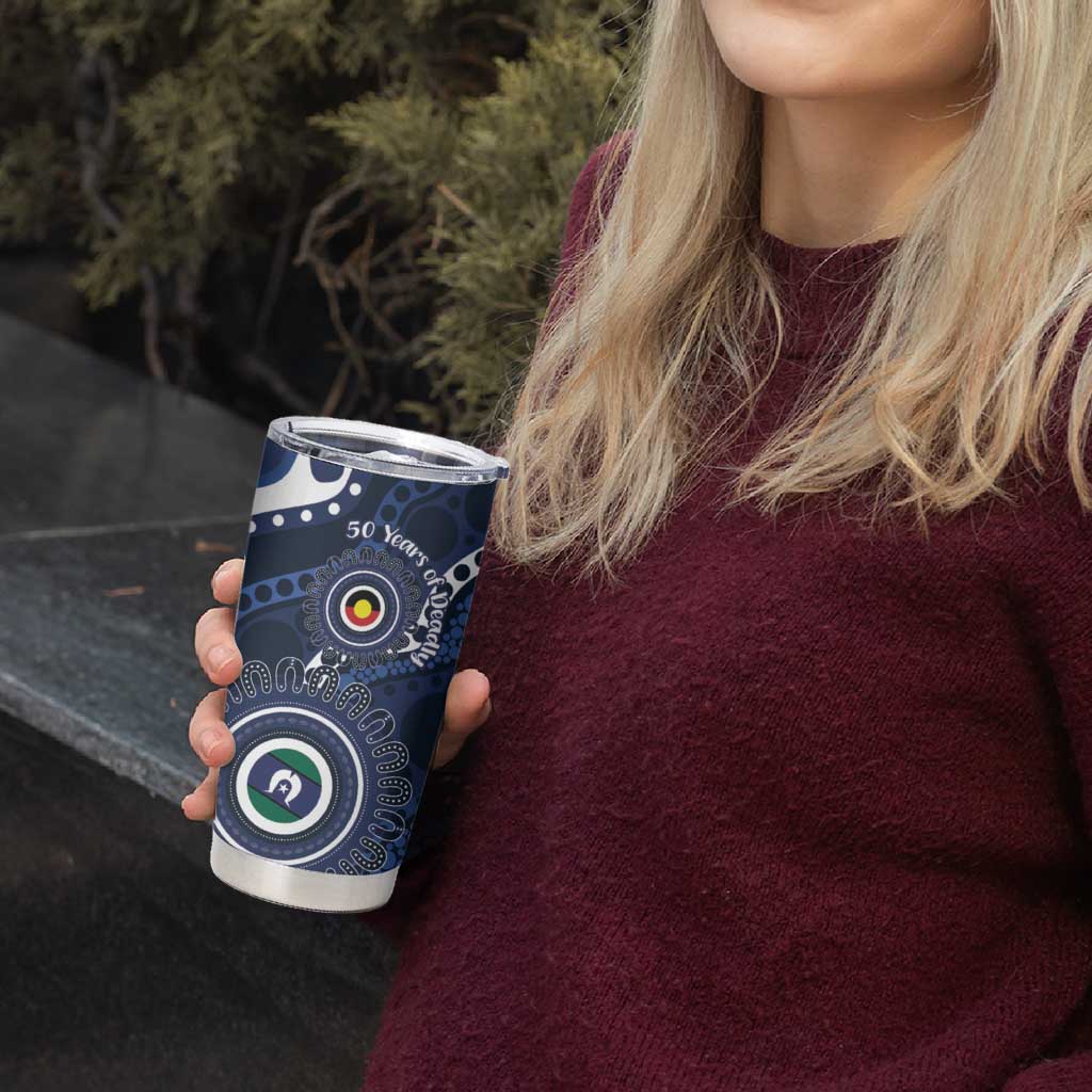 Geelong Cats NAIDOC Week 2026 Personalised Tumbler Cup 50 Years of Deadly Aboriginal Art