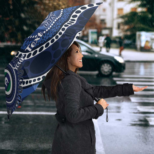 Geelong Cats NAIDOC Week 2026 Personalised Umbrella 50 Years of Deadly Aboriginal Art