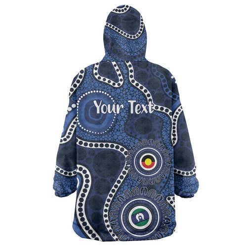 Geelong Cats NAIDOC Week 2026 Personalised Wearable Blanket Hoodie 50 Years of Deadly Aboriginal Art