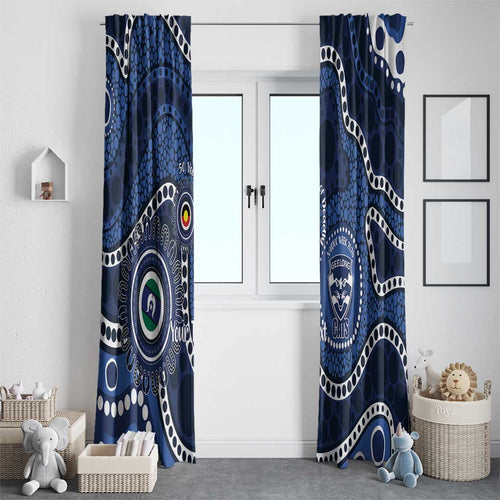 Geelong Cats NAIDOC Week 2026 Personalised Window Curtain 50 Years of Deadly Aboriginal Art