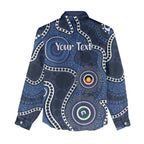 Geelong Cats NAIDOC Week 2026 Personalised Women Casual Shirt 50 Years of Deadly Aboriginal Art