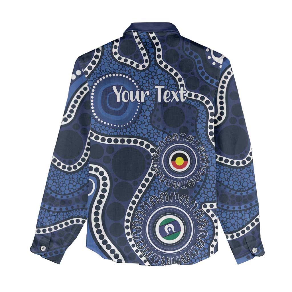 Geelong Cats NAIDOC Week 2026 Personalised Women Casual Shirt 50 Years of Deadly Aboriginal Art