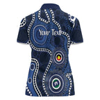 Geelong Cats NAIDOC Week 2026 Personalised Women Polo Shirt 50 Years of Deadly Aboriginal Art