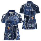 Geelong Cats NAIDOC Week 2026 Personalised Women Polo Shirt 50 Years of Deadly Aboriginal Art
