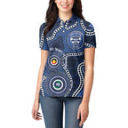 Geelong Cats NAIDOC Week 2026 Personalised Women Polo Shirt 50 Years of Deadly Aboriginal Art