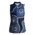 Geelong Cats NAIDOC Week 2026 Personalised Women Sleeveless Polo Shirt 50 Years of Deadly Aboriginal Art