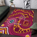 Broncos NAIDOC Week 2026 Personalised Area Rug 50 Years of Deadly Aboriginal Art