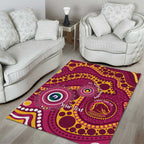 Broncos NAIDOC Week 2026 Personalised Area Rug 50 Years of Deadly Aboriginal Art