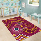 Broncos NAIDOC Week 2026 Personalised Area Rug 50 Years of Deadly Aboriginal Art
