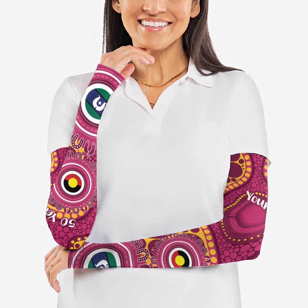 Broncos NAIDOC Week 2026 Personalised Arm Sleeves 50 Years of Deadly Aboriginal Art