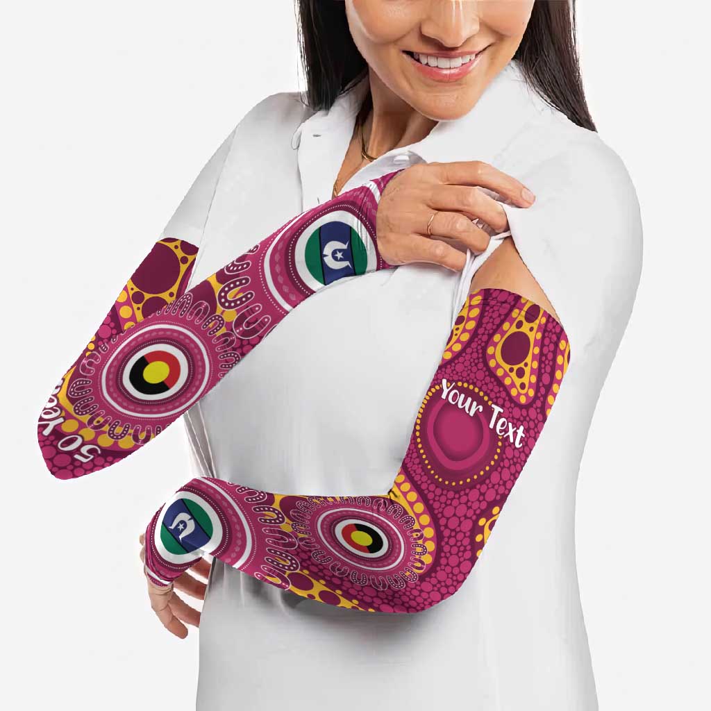 Broncos NAIDOC Week 2026 Personalised Arm Sleeves 50 Years of Deadly Aboriginal Art
