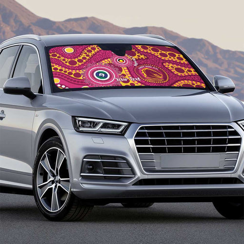Broncos NAIDOC Week 2026 Personalised Auto Sun Shade 50 Years of Deadly Aboriginal Art