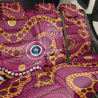 Broncos NAIDOC Week 2026 Personalised Back Car Seat Cover 50 Years of Deadly Aboriginal Art