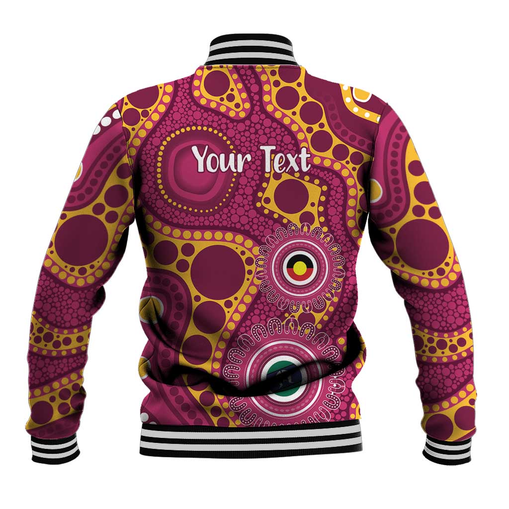 Broncos NAIDOC Week 2026 Personalised Baseball Jacket 50 Years of Deadly Aboriginal Art