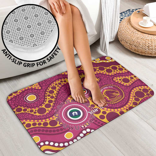 Broncos NAIDOC Week 2026 Personalised Bathroom Set 50 Years of Deadly Aboriginal Art