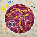 Broncos NAIDOC Week 2026 Personalised Beach Blanket 50 Years of Deadly Aboriginal Art