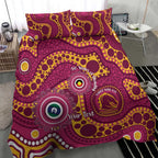Broncos NAIDOC Week 2026 Personalised Bedding Set 50 Years of Deadly Aboriginal Art
