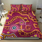 Broncos NAIDOC Week 2026 Personalised Bedding Set 50 Years of Deadly Aboriginal Art