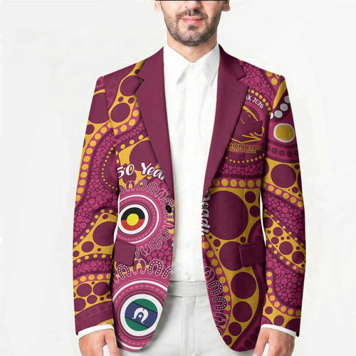 Broncos NAIDOC Week 2026 Personalised Blazer 50 Years of Deadly Aboriginal Art