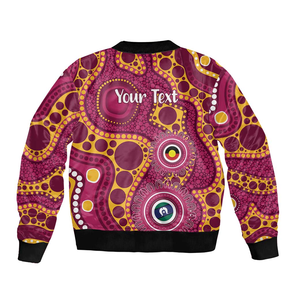 Broncos NAIDOC Week 2026 Personalised Bomber Jacket 50 Years of Deadly Aboriginal Art