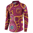 Broncos NAIDOC Week 2026 Personalised Button Sweatshirt 50 Years of Deadly Aboriginal Art
