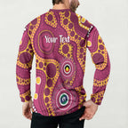 Broncos NAIDOC Week 2026 Personalised Button Sweatshirt 50 Years of Deadly Aboriginal Art