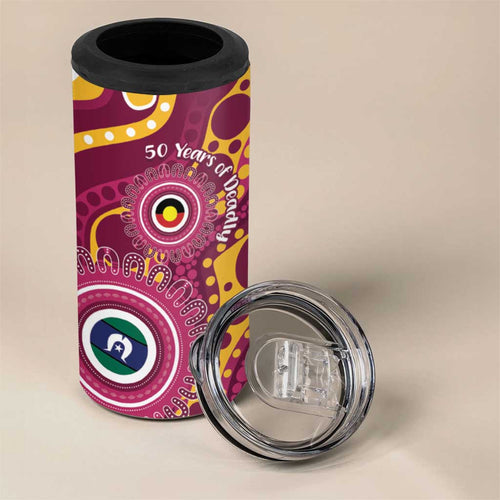 Broncos NAIDOC Week 2026 Personalised 4 in 1 Can Cooler Tumbler 50 Years of Deadly Aboriginal Art