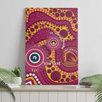 Broncos NAIDOC Week 2026 Personalised Canvas Wall Art 50 Years of Deadly Aboriginal Art