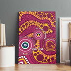 Broncos NAIDOC Week 2026 Personalised Canvas Wall Art 50 Years of Deadly Aboriginal Art