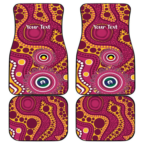 Broncos NAIDOC Week 2026 Personalised Car Mats 50 Years of Deadly Aboriginal Art