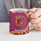Broncos NAIDOC Week 2026 Personalised Ceramic Mug 50 Years of Deadly Aboriginal Art