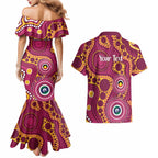 Broncos NAIDOC Week 2026 Personalised Couples Matching Mermaid Dress and Hawaiian Shirt 50 Years of Deadly Aboriginal Art