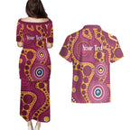 Broncos NAIDOC Week 2026 Personalised Couples Matching Puletasi and Hawaiian Shirt 50 Years of Deadly Aboriginal Art