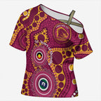 Broncos NAIDOC Week 2026 Personalised Cross Shoulder Shirt 50 Years of Deadly Aboriginal Art