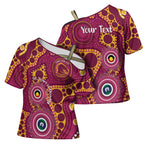Broncos NAIDOC Week 2026 Personalised Cross Shoulder Shirt 50 Years of Deadly Aboriginal Art
