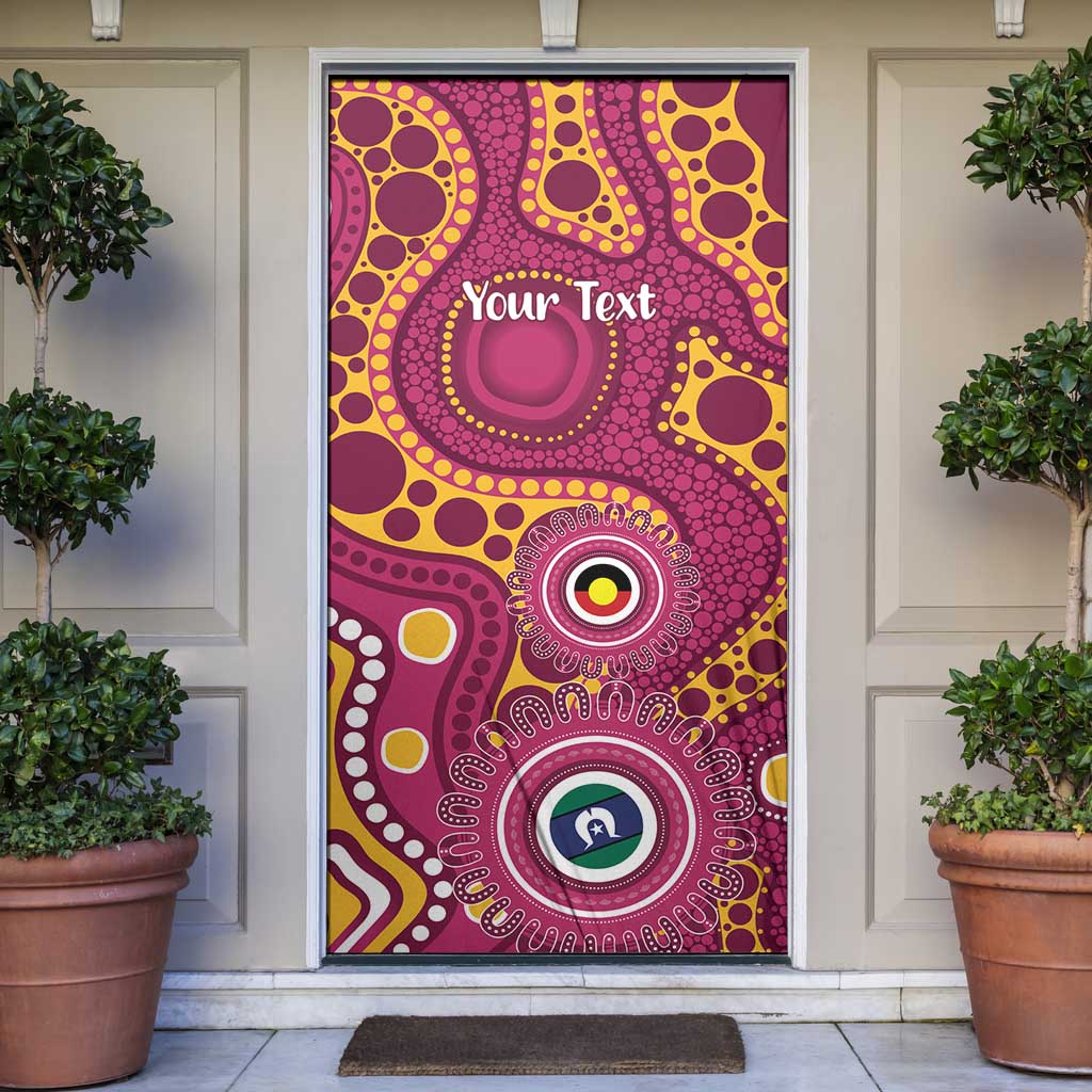 Broncos NAIDOC Week 2026 Personalised Door Cover 50 Years of Deadly Aboriginal Art