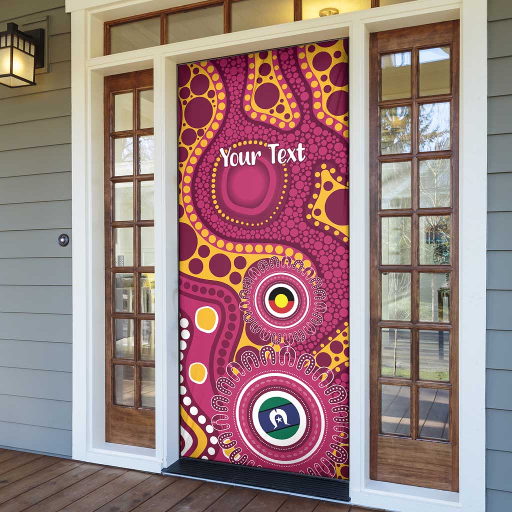Broncos NAIDOC Week 2026 Personalised Door Cover 50 Years of Deadly Aboriginal Art