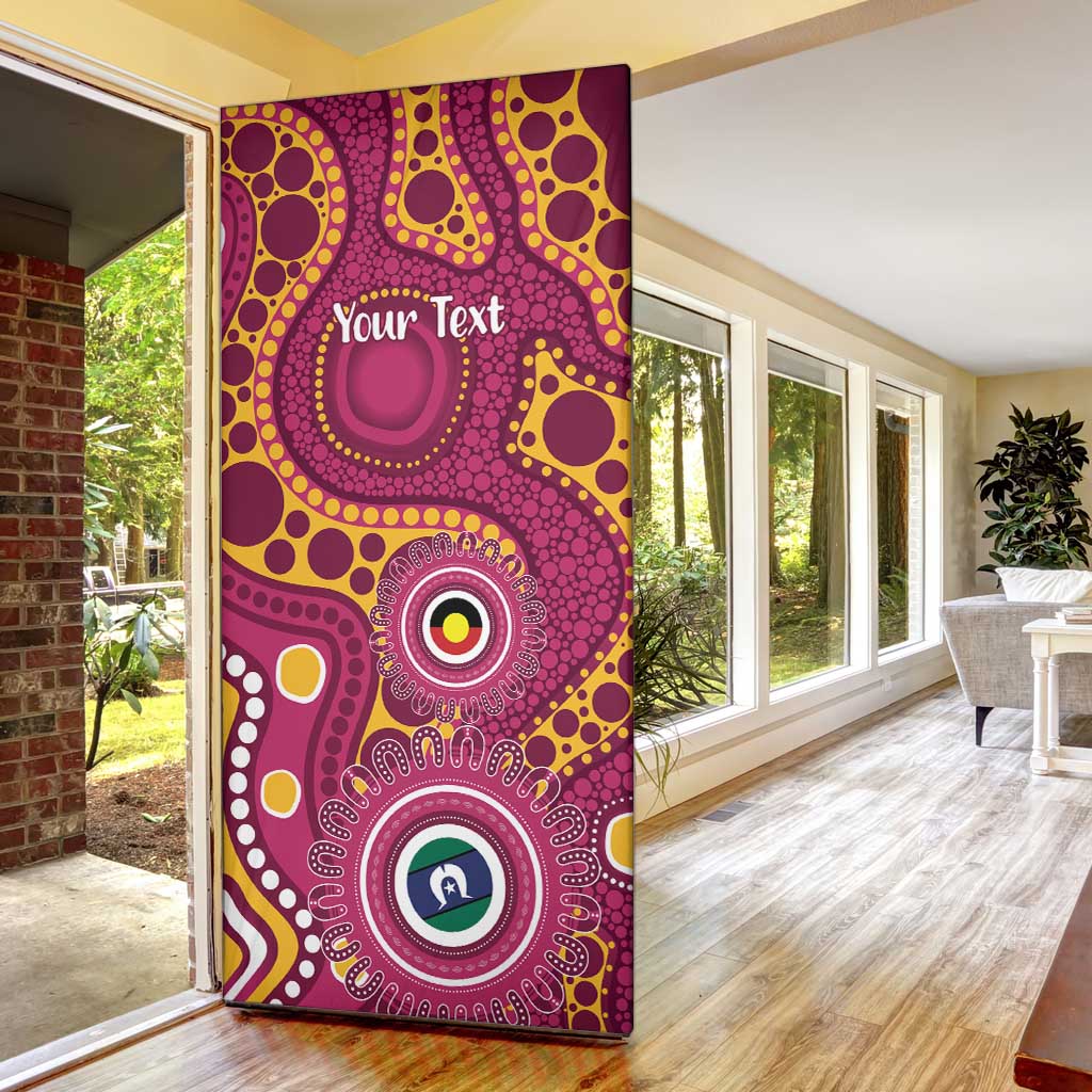 Broncos NAIDOC Week 2026 Personalised Door Cover 50 Years of Deadly Aboriginal Art