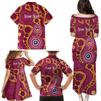 Broncos NAIDOC Week 2026 Personalised Family Matching Puletasi and Hawaiian Shirt 50 Years of Deadly Aboriginal Art