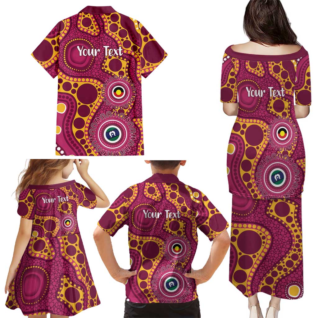 Broncos NAIDOC Week 2026 Personalised Family Matching Puletasi and Hawaiian Shirt 50 Years of Deadly Aboriginal Art