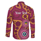 Broncos NAIDOC Week 2026 Personalised Family Matching Short Sleeve Bodycon Dress and Hawaiian Shirt 50 Years of Deadly Aboriginal Art
