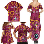 Broncos NAIDOC Week 2026 Personalised Family Matching Summer Maxi Dress and Hawaiian Shirt 50 Years of Deadly Aboriginal Art