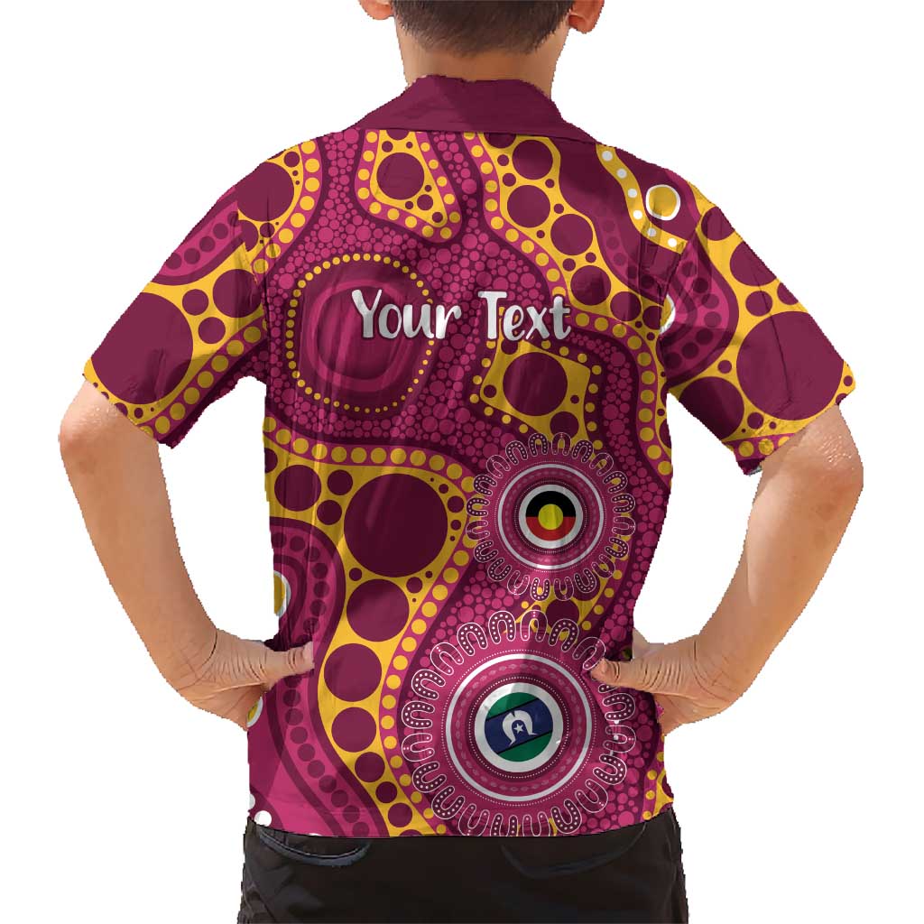 Broncos NAIDOC Week 2026 Personalised Family Matching Tank Maxi Dress and Hawaiian Shirt 50 Years of Deadly Aboriginal Art