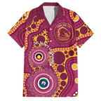 Broncos NAIDOC Week 2026 Personalised Family Matching Tank Maxi Dress and Hawaiian Shirt 50 Years of Deadly Aboriginal Art