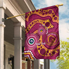 Broncos NAIDOC Week 2026 Personalised Garden Flag 50 Years of Deadly Aboriginal Art