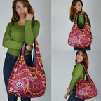 Broncos NAIDOC Week 2026 Personalised Grocery Bag 50 Years of Deadly Aboriginal Art