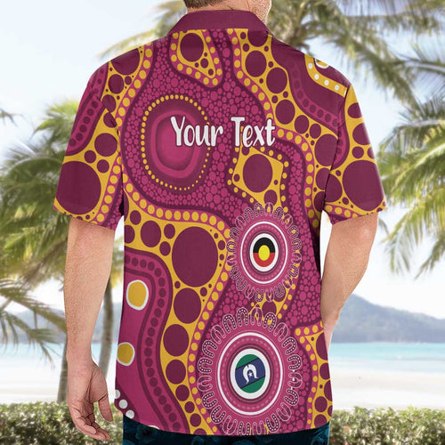 Broncos NAIDOC Week 2026 Personalised Hawaiian Shirt 50 Years of Deadly Aboriginal Art