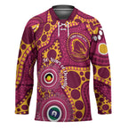 Broncos NAIDOC Week 2026 Personalised Hockey Jersey 50 Years of Deadly Aboriginal Art